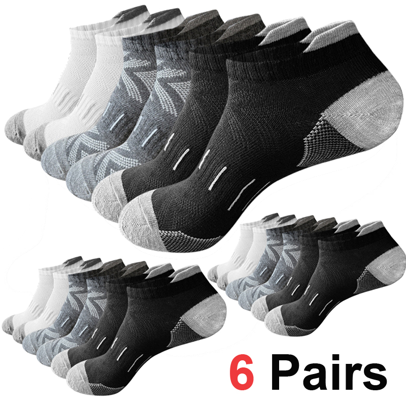 6 Pares de Meias Masculinas co - Ankle Sock Low Cut avaliação e preço