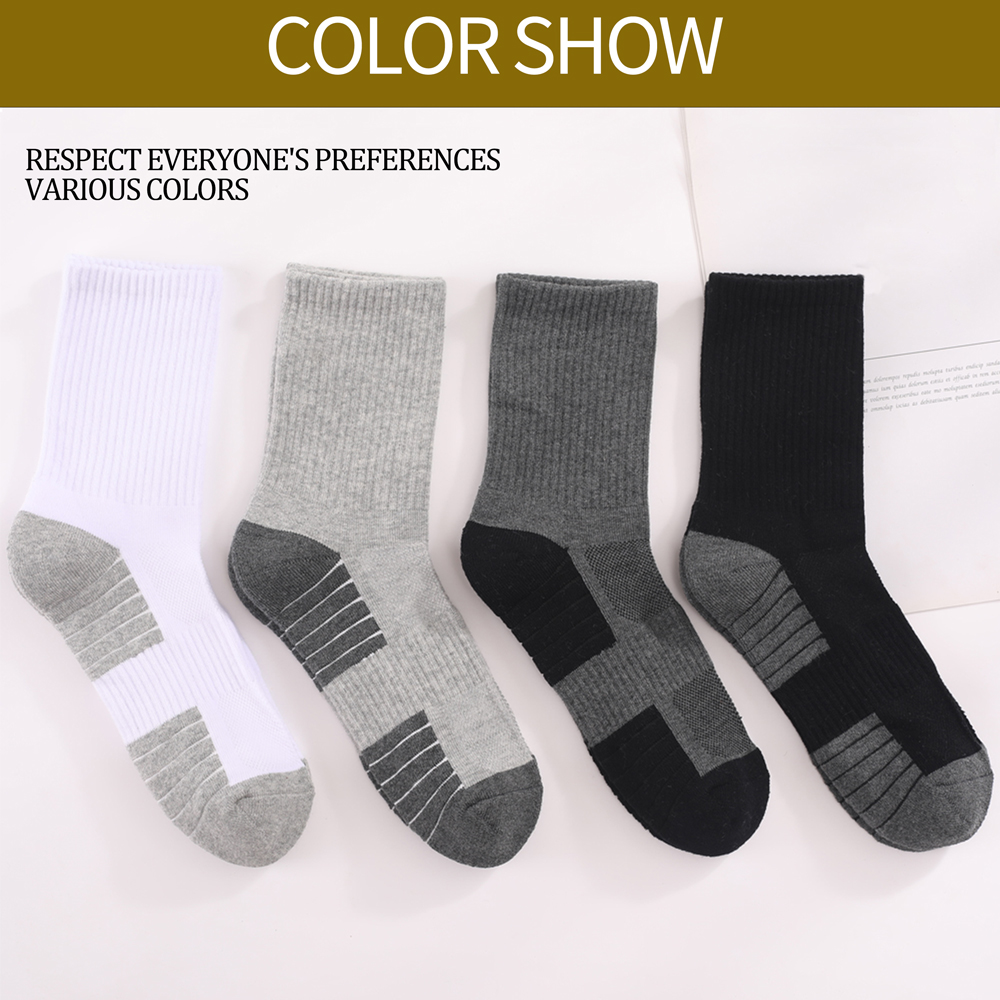 1/3/6 pares grossos homens mul - Athletic Sock Cushion avaliação e preço