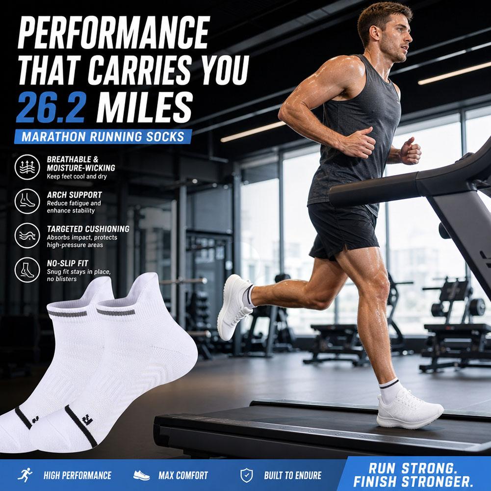 Meias de Corrida para Maratona - Ankle Sock Low Cut avaliação e preço